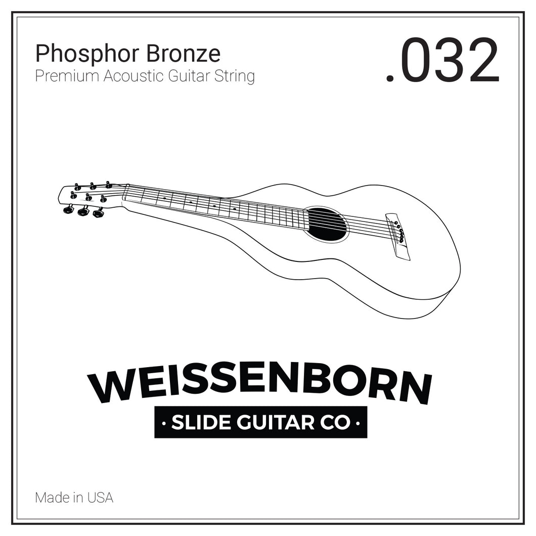 Premium Phosphor Bronze .32w for DADDAD tuning